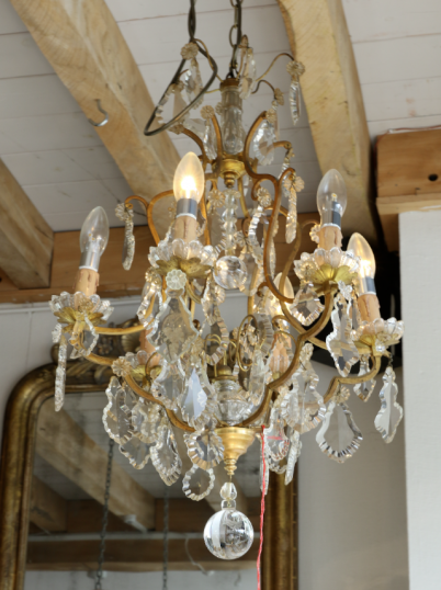 French Chandelier with Six Lights